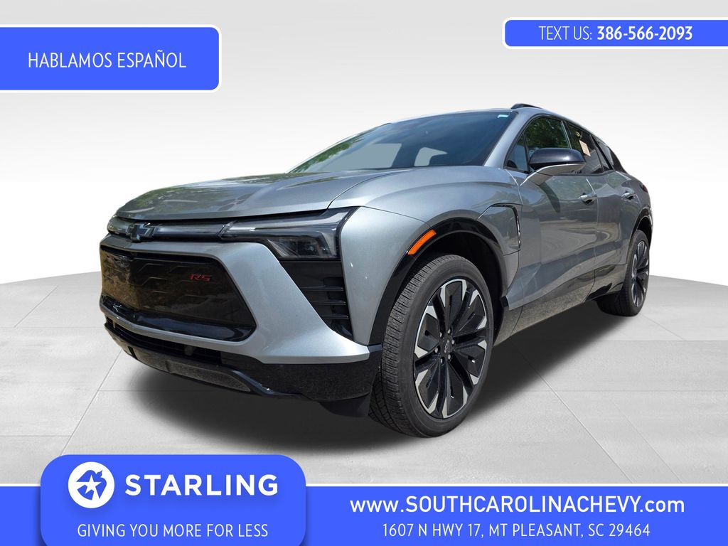 Sterling Gray Metallic 2025 Chevrolet Blazer EV RS eAWD SUV / Crossover All-Wheel Drive 1-Speed Automatic