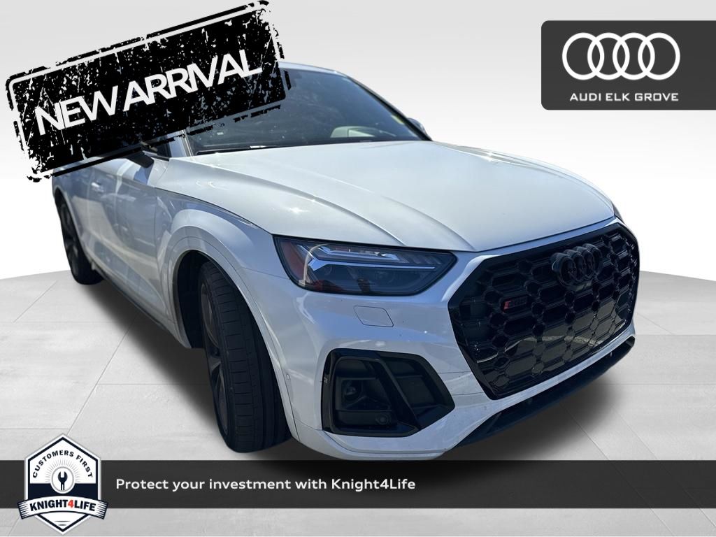 Glacier White Metallic 2023 Audi SQ5 Sportback Sedan All-Wheel Drive 8-Speed Automatic