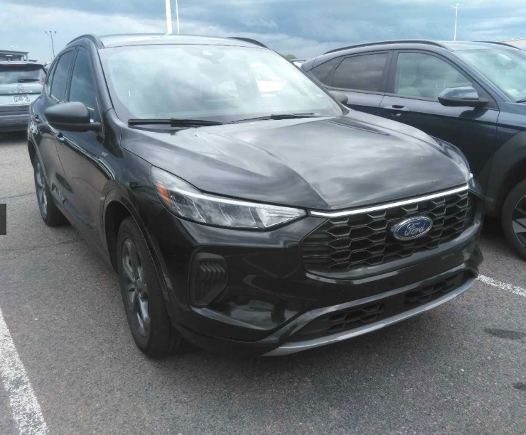 Black Metallic 2024 Ford Escape SUV / Crossover All-Wheel Drive 8-Speed Automatic