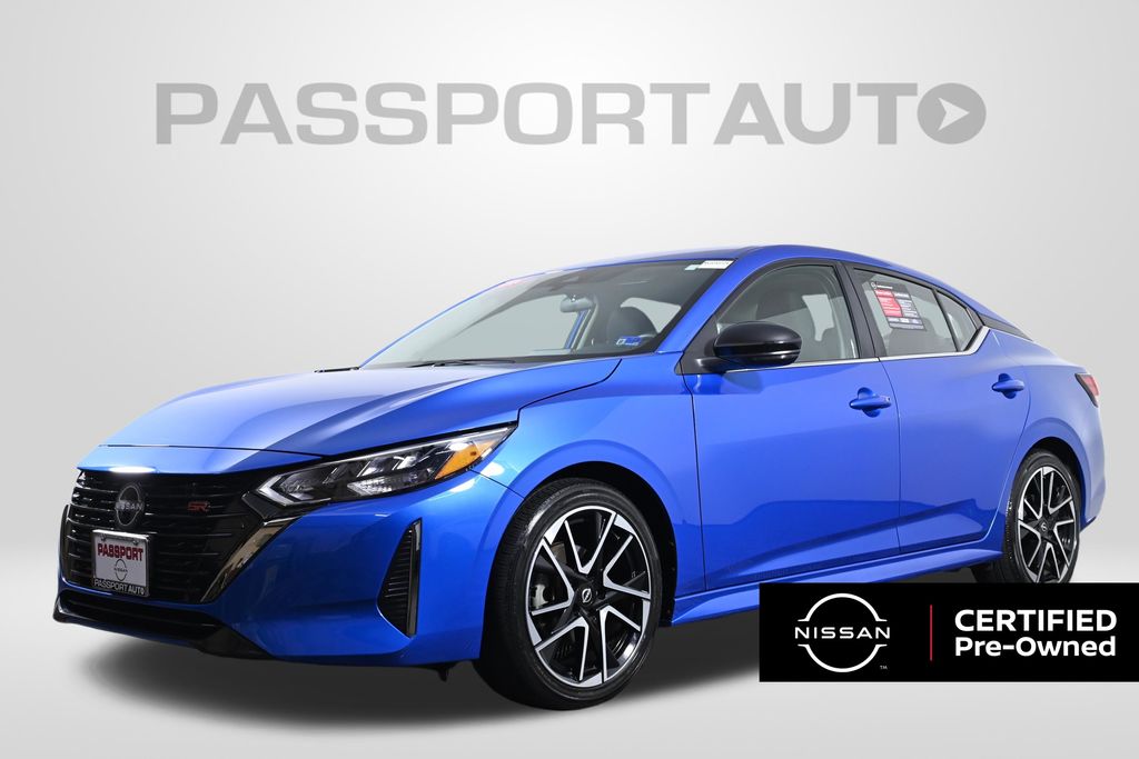 Electric Blue Metallic 2024 Nissan Sentra SR FWD Sedan Front-Wheel Drive Automatic