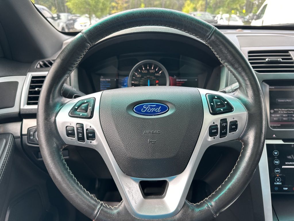 2014 White Platinum Clearcoat Metallic Ford Explorer Sport 4X4 SUV