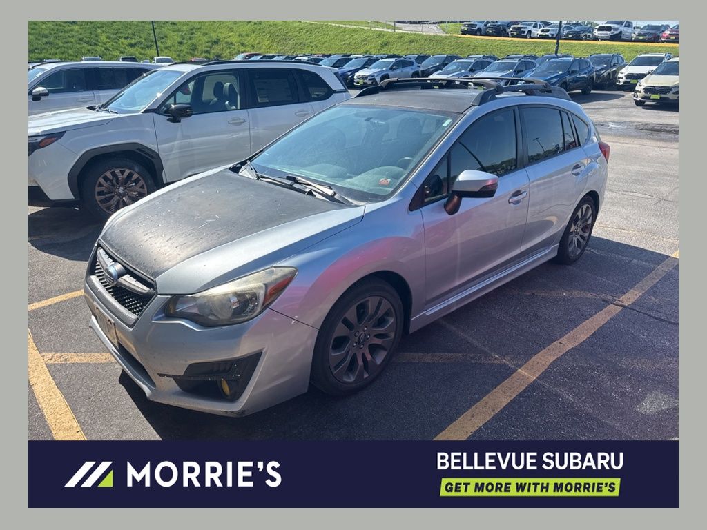 Ice Silver Metallic 2015 Subaru Impreza 2.0i Sport Premium Hatchback Hatchback All-Wheel Drive Continuously Variable Transmission