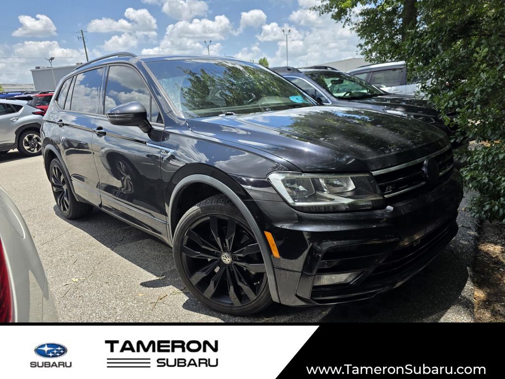 Black 2021 Volkswagen Tiguan SUV / Crossover Front-Wheel Drive 8-Speed Automatic