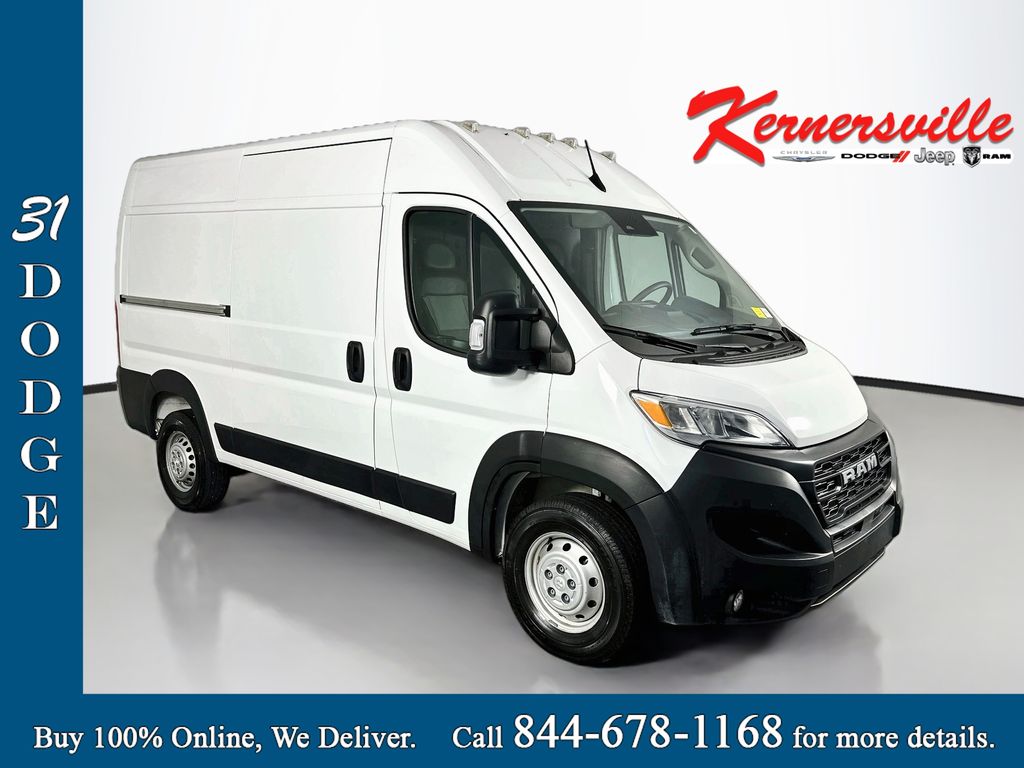 Bright White Clearcoat 2024 RAM ProMaster Van 9-Speed Automatic