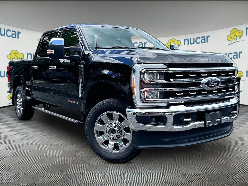 Black Metallic 2023 Ford F-250 Super Duty Pickup Truck Four-Wheel Drive Automatic