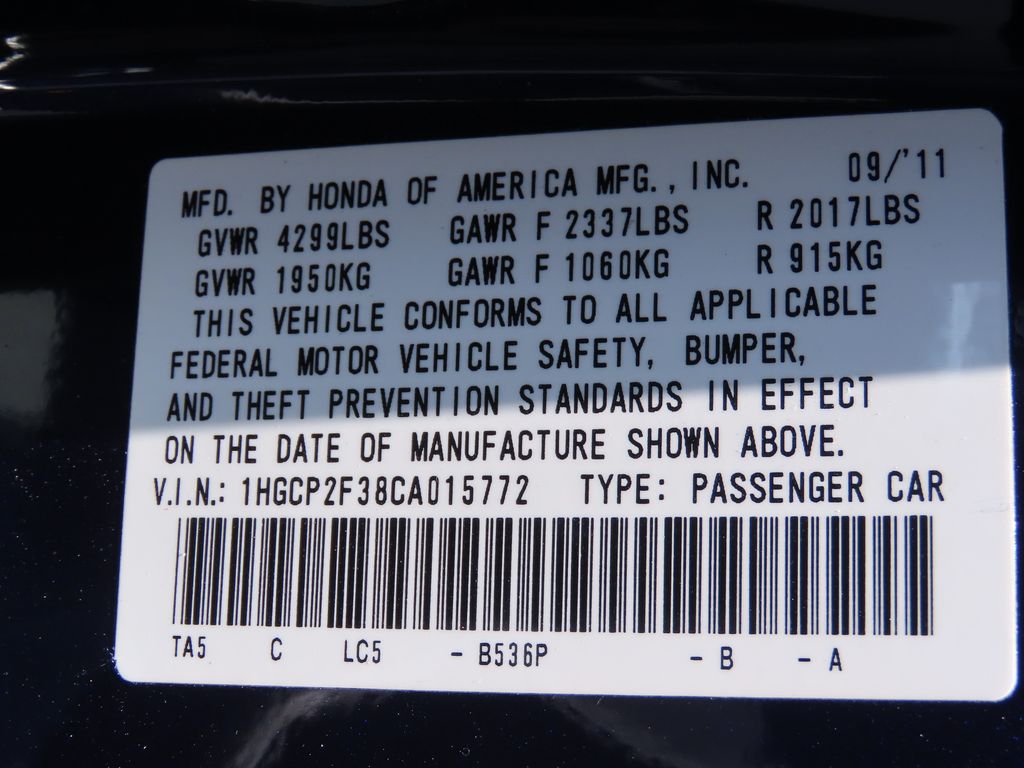 Thumbnail: 2012 Honda Accord - 21