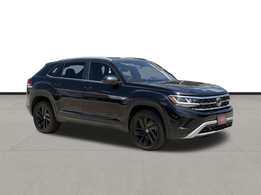 2023 Volkswagen Atlas Cross Sport 2.0T SE w/Technology Black at DeMontrond Auto Country