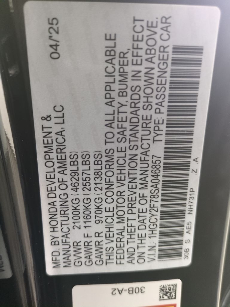 New 2025 Honda Accord Hybrid For Sale in Fort Wayne, IN