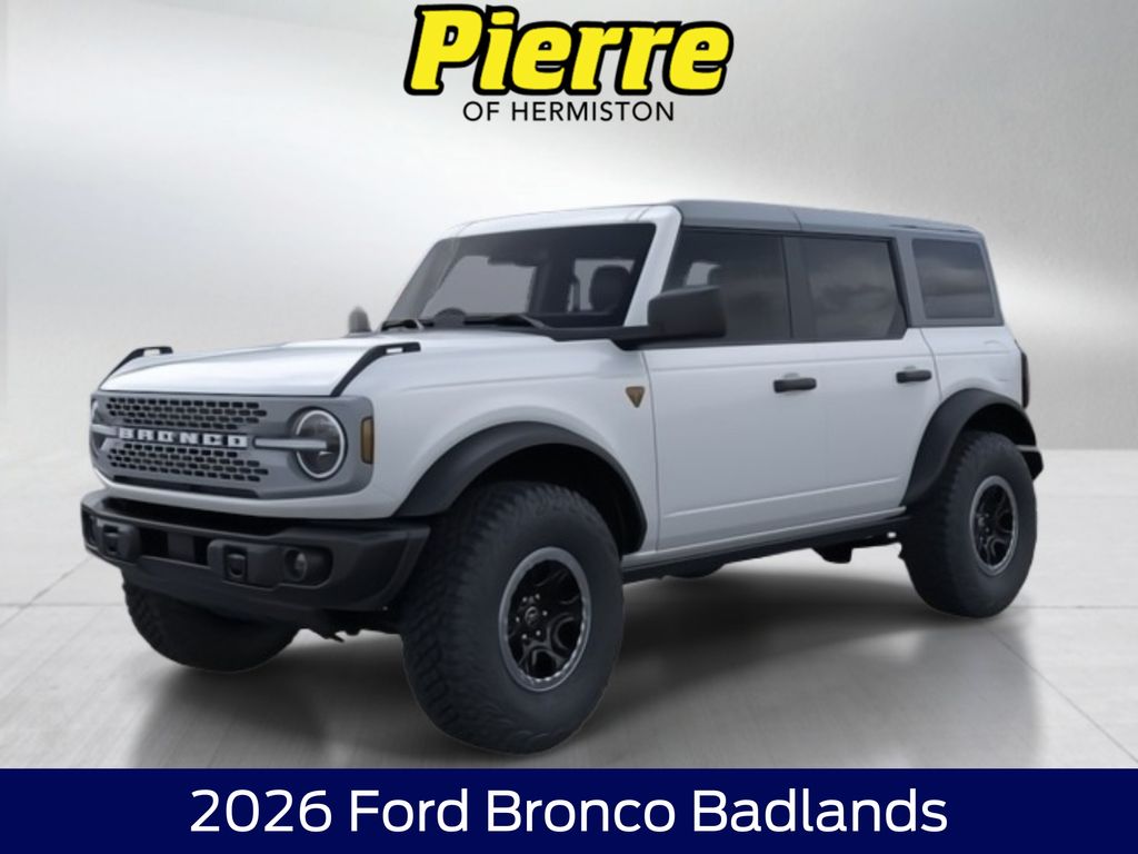 Oxford White 2026 Ford Bronco Badlands 4-Door 4WD SUV / Crossover Four-Wheel Drive Automatic
