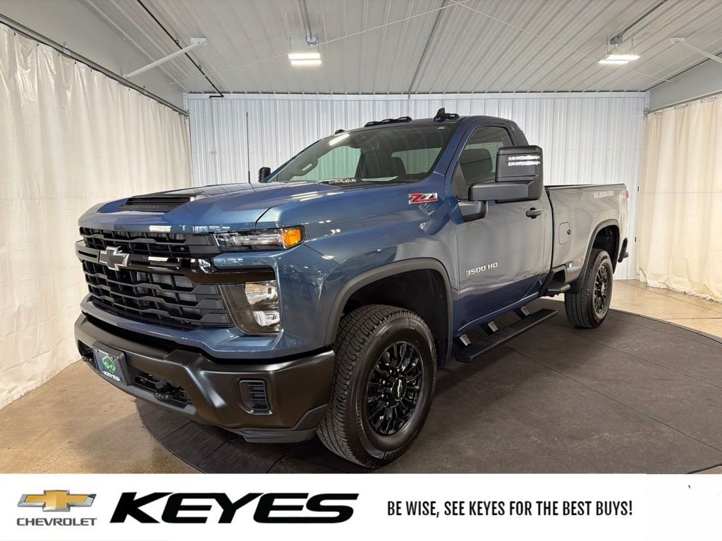 Lakeshore Blue Metallic 2026 Chevrolet Silverado 3500HD Pickup Truck Four-Wheel Drive Automatic
