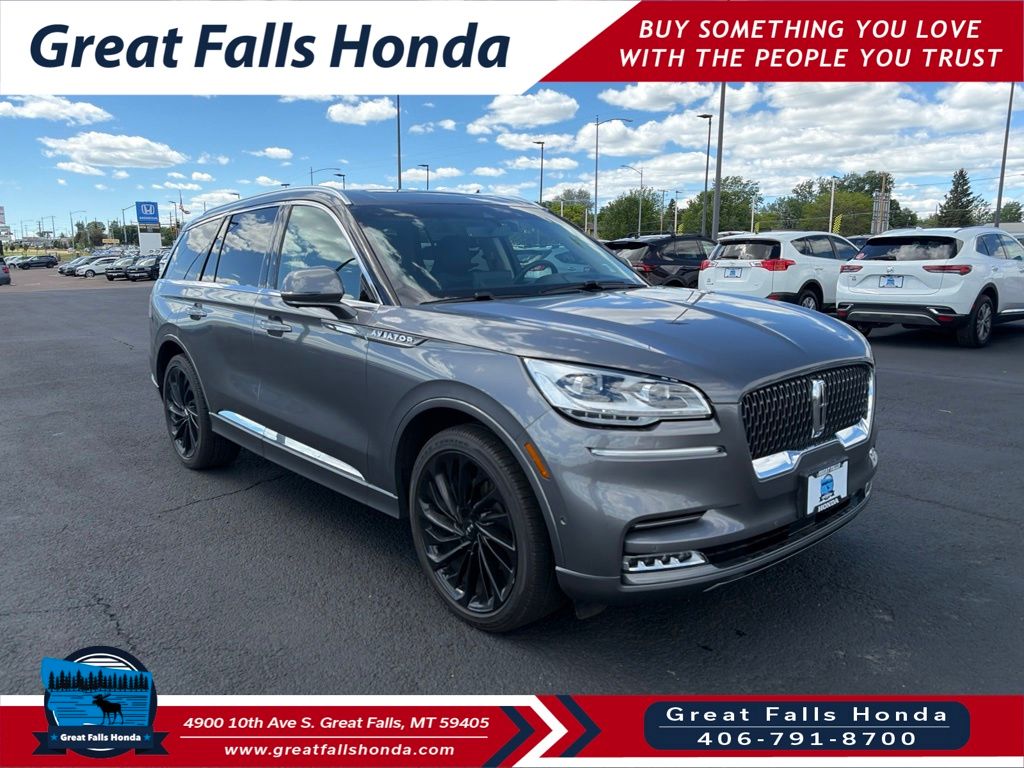 Gray Metallic 2022 Lincoln Aviator SUV / Crossover All-Wheel Drive Automatic