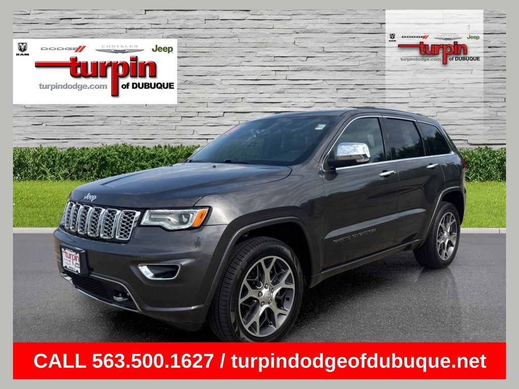 Gray (Granite Crystal Metallic Clearcoat) 2019 Jeep Grand Cherokee Overland 4WD SUV / Crossover Four-Wheel Drive 8-Speed Automatic
