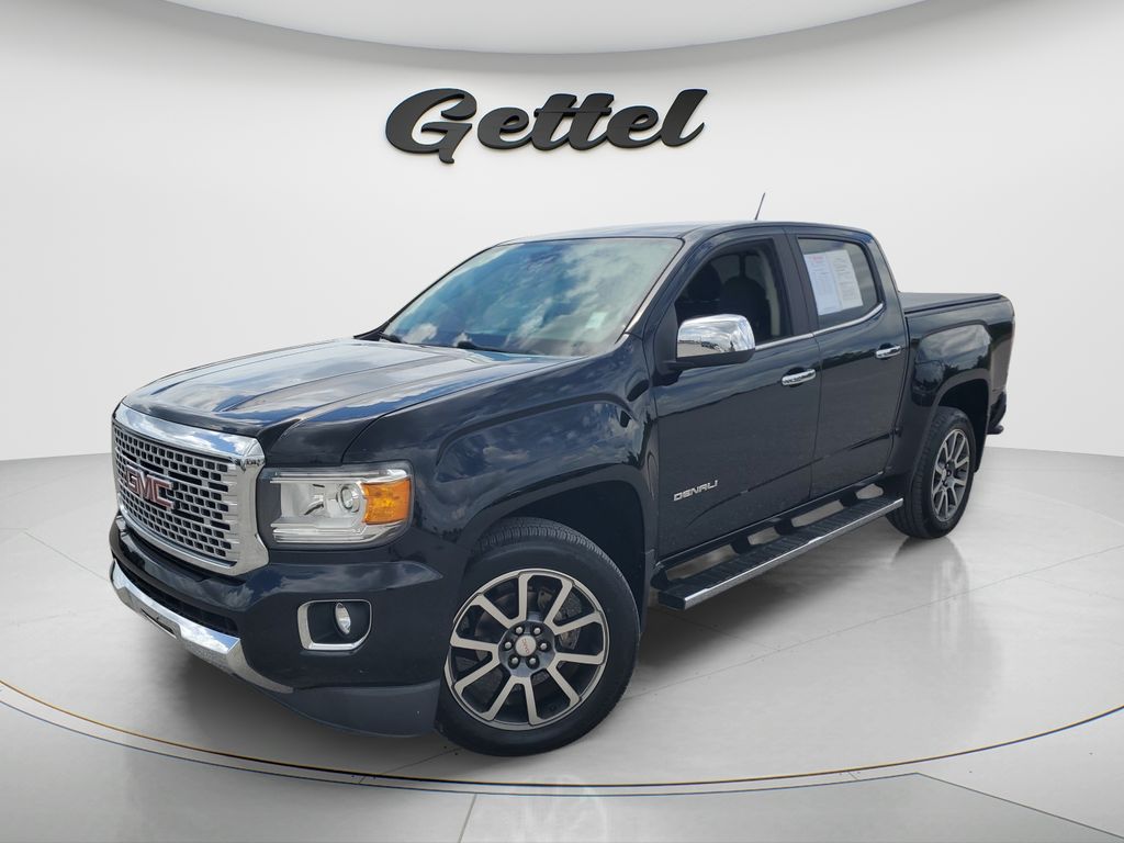 Onyx Black 2019 GMC Canyon Denali Crew Cab 4WD Pickup Truck Four-Wheel Drive 8-Speed Automatic