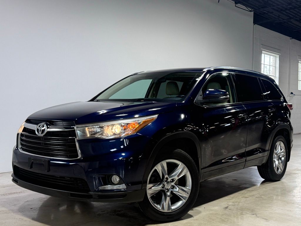 Nautical Blue Metallic 2014 Toyota Highlander Limited AWD SUV / Crossover All-Wheel Drive 6-Speed Automatic Overdrive