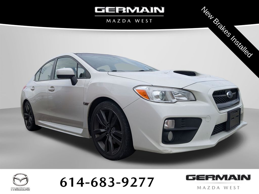 Crystal White Pearl 2017 Subaru WRX Sedan All-Wheel Drive 6-Speed Manual
