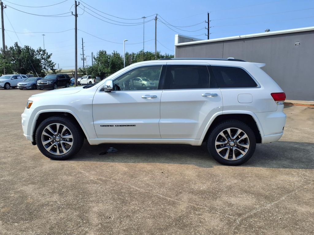 2017 Jeep Grand Cherokee Overland White at Bayway Cadillac of The Woodlands
