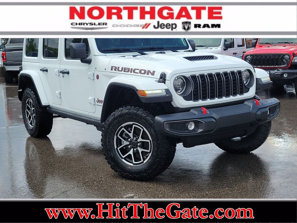 Bright White Clearcoat 2026 Jeep Wrangler Rubicon 4-Door 4WD SUV / Crossover Four-Wheel Drive 8-Speed Automatic