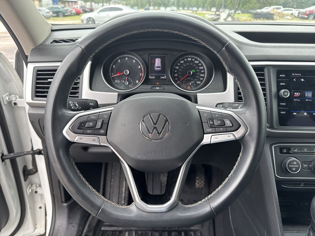 2021 Volkswagen Atlas 3.6L V6 SE w/Technology White at Wharton Chevrolet GMC