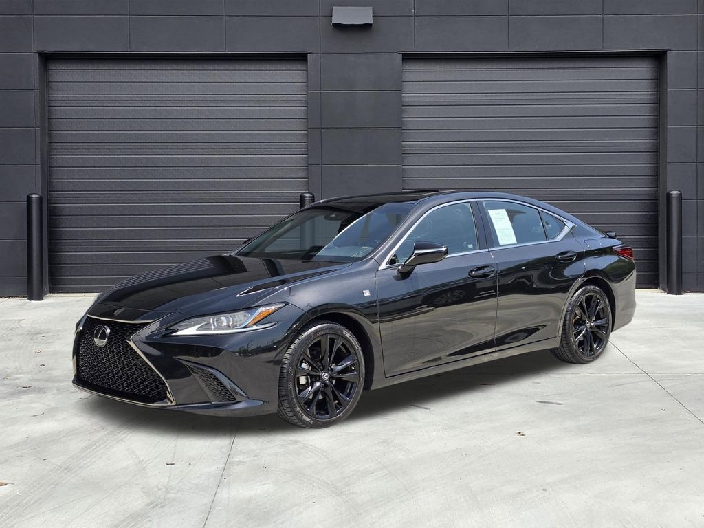 Black (Caviar) 2024 Lexus ES 350 F Sport Handling FWD Sedan Front-Wheel Drive 8-Speed Automatic