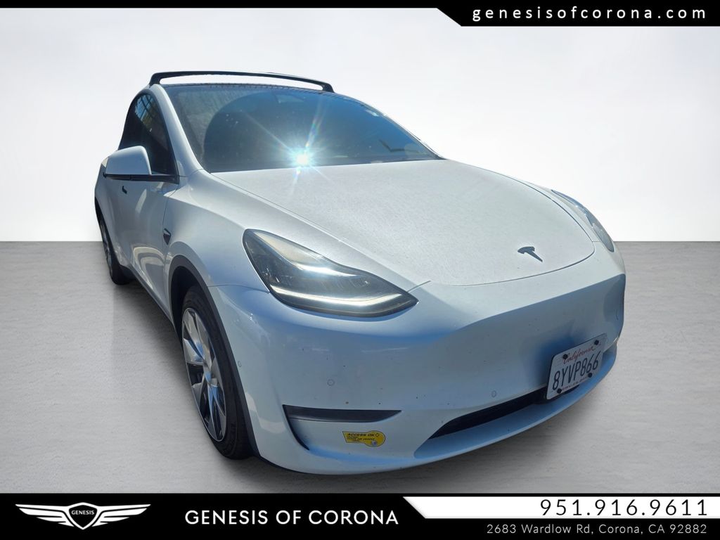 White 2021 Tesla Model Y SUV / Crossover All-Wheel Drive 1-Speed Automatic