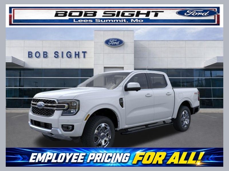 Oxford White 2026 Ford Ranger Lariat SuperCrew 4WD Pickup Truck Four-Wheel Drive Automatic