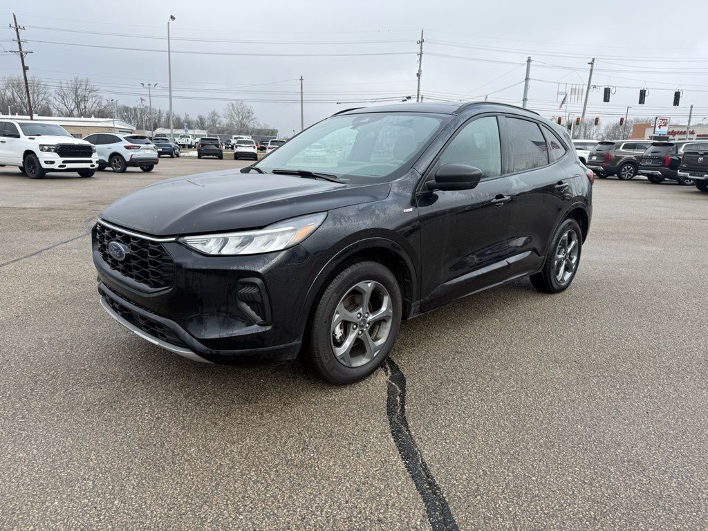 Agate Black Metallic 2024 Ford Escape ST-Line AWD SUV / Crossover All-Wheel Drive 8-Speed Automatic