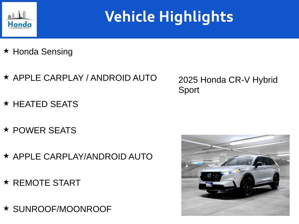 2025 Honda CR-V Hybrid Sport 7