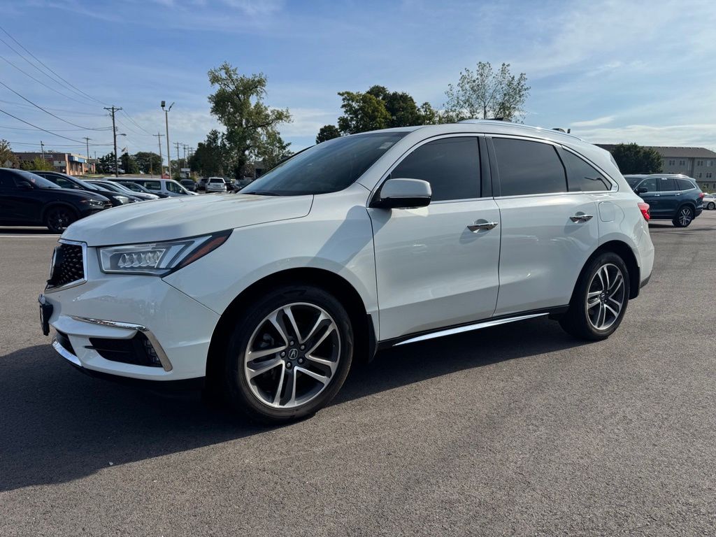 White Diamond Pearl 2017 Acura MDX SUV / Crossover 9-Speed Automatic