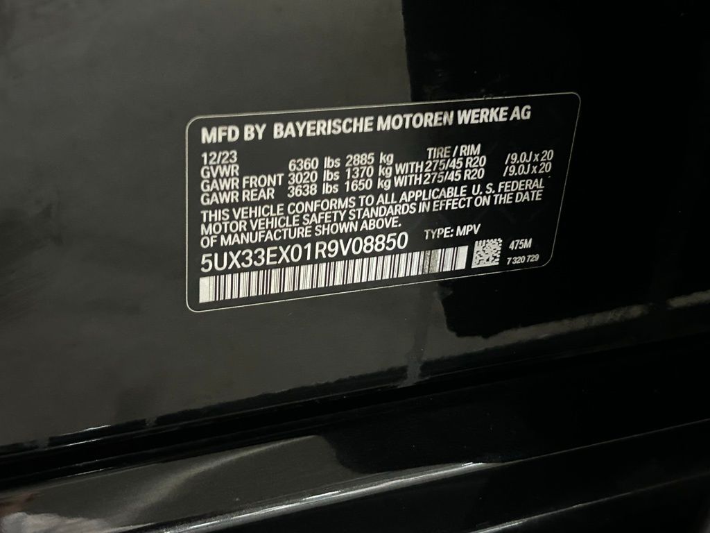 Used 2024 Black Sapphire Metallic BMW xDrive40i image 58