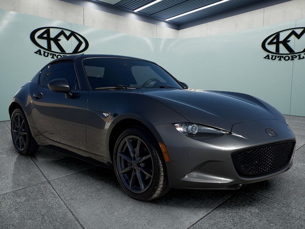 Machine Gray Metallic 2021 Mazda MX-5 Miata Convertible Rear-Wheel Drive 6-Speed Manual