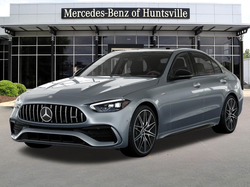 Cirrus Silver 2026 Mercedes-Benz C-Class Sedan All-Wheel Drive 9-Speed Automatic