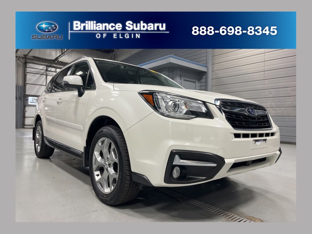 Crystal White Pearl 2018 Subaru Forester SUV / Crossover All-Wheel Drive Continuously Variable Transmission