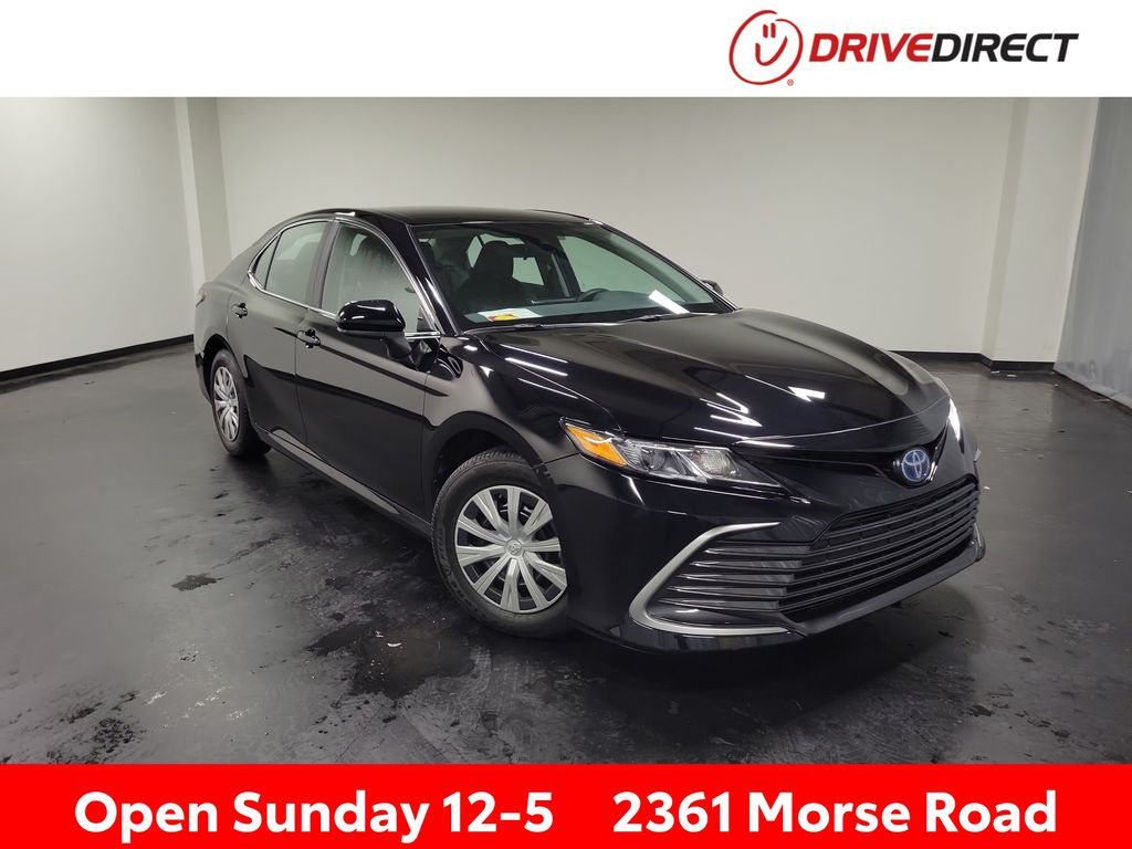 Midnight Black Metallic 2024 Toyota Camry Hybrid LE FWD Sedan Front-Wheel Drive Continuously Variable Transmission