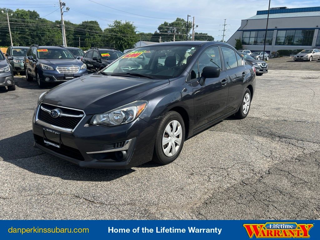 Dark Gray Metallic 2015 Subaru Impreza Sedan All-Wheel Drive Continuously Variable Transmission