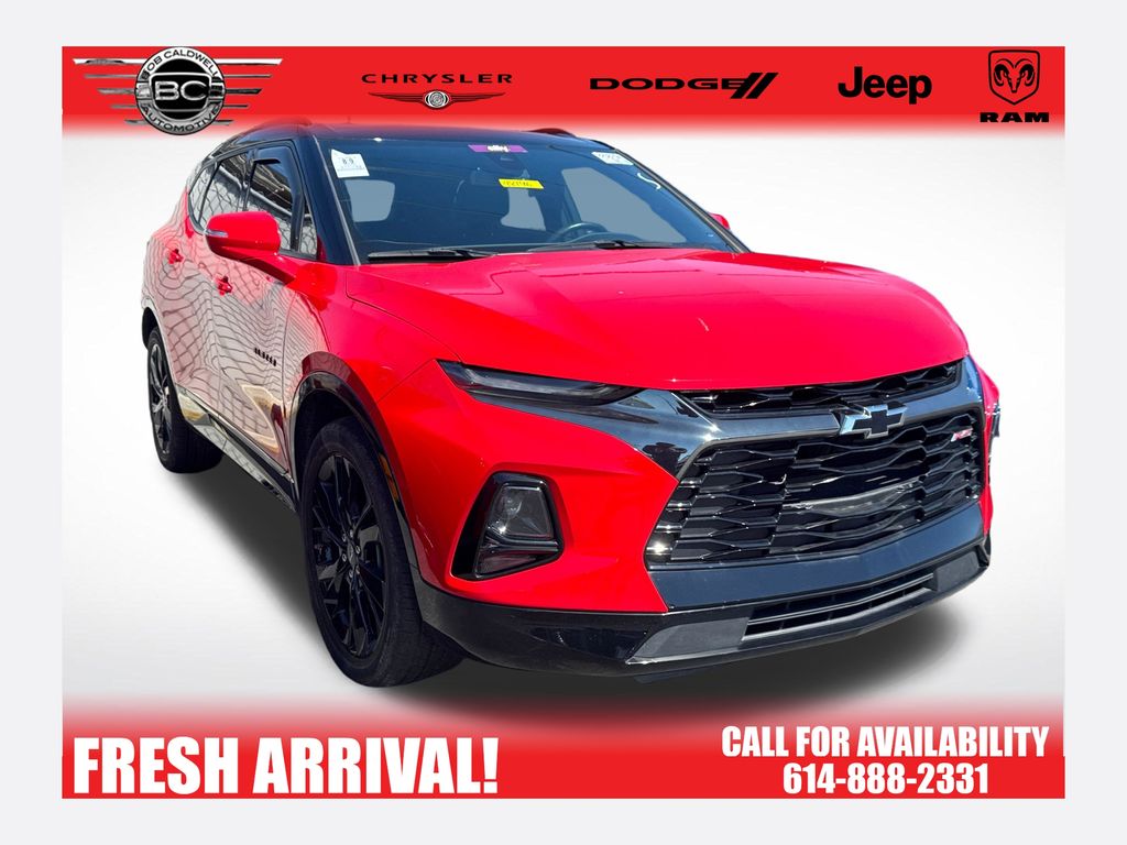 Red Hot 2022 Chevrolet Blazer RS AWD SUV / Crossover All-Wheel Drive 9-Speed Automatic Overdrive