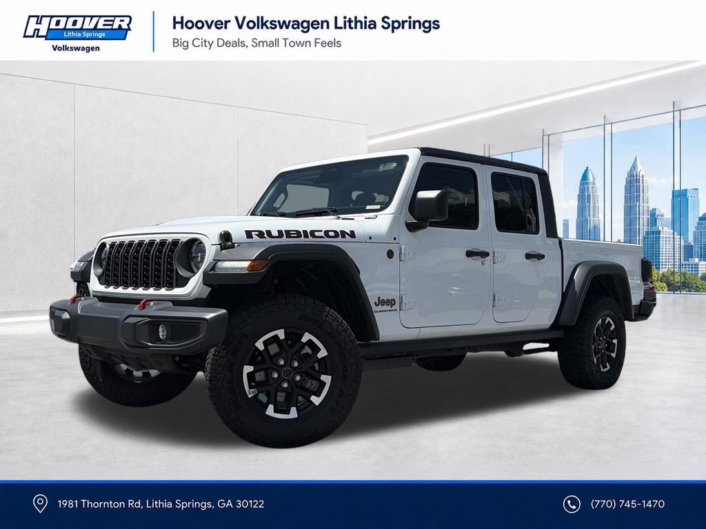 BRIGHT WHITE CL 2026 Jeep Gladiator Pickup Truck Four-Wheel Drive 8-Speed Automatic