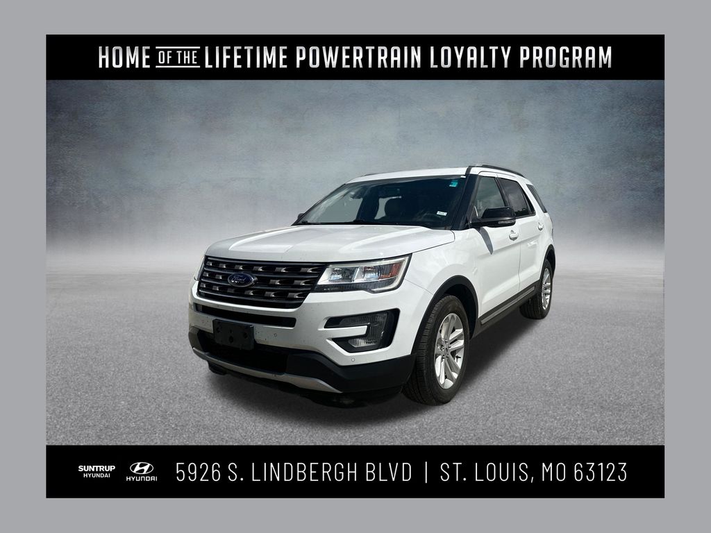 Oxford White 2017 Ford Explorer SUV / Crossover Front-Wheel Drive 6-Speed Automatic
