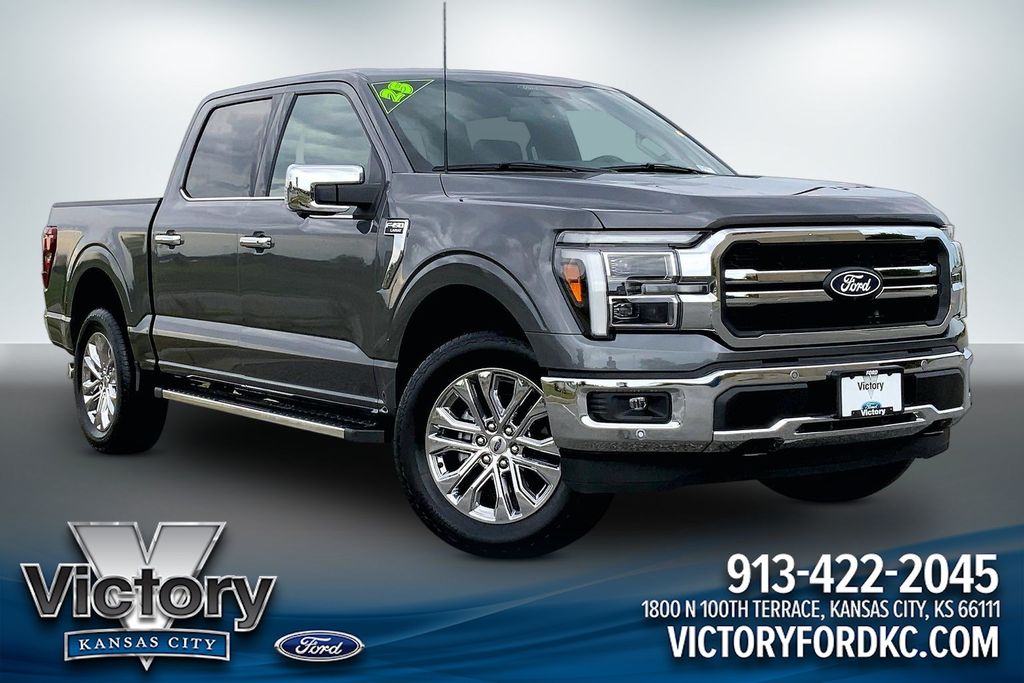 Carbonized Gray Metallic 2025 Ford F-150 Pickup Truck Four-Wheel Drive Automatic