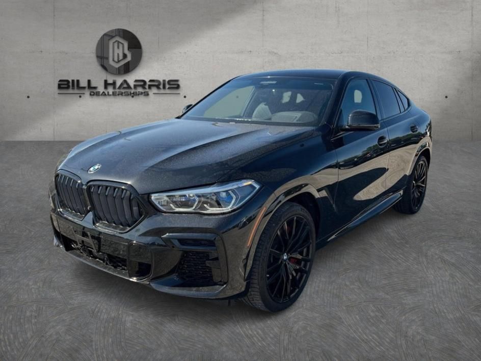 Black Sapphire Metallic 2023 BMW X6 M50i AWD SUV / Crossover All-Wheel Drive 8-Speed Automatic