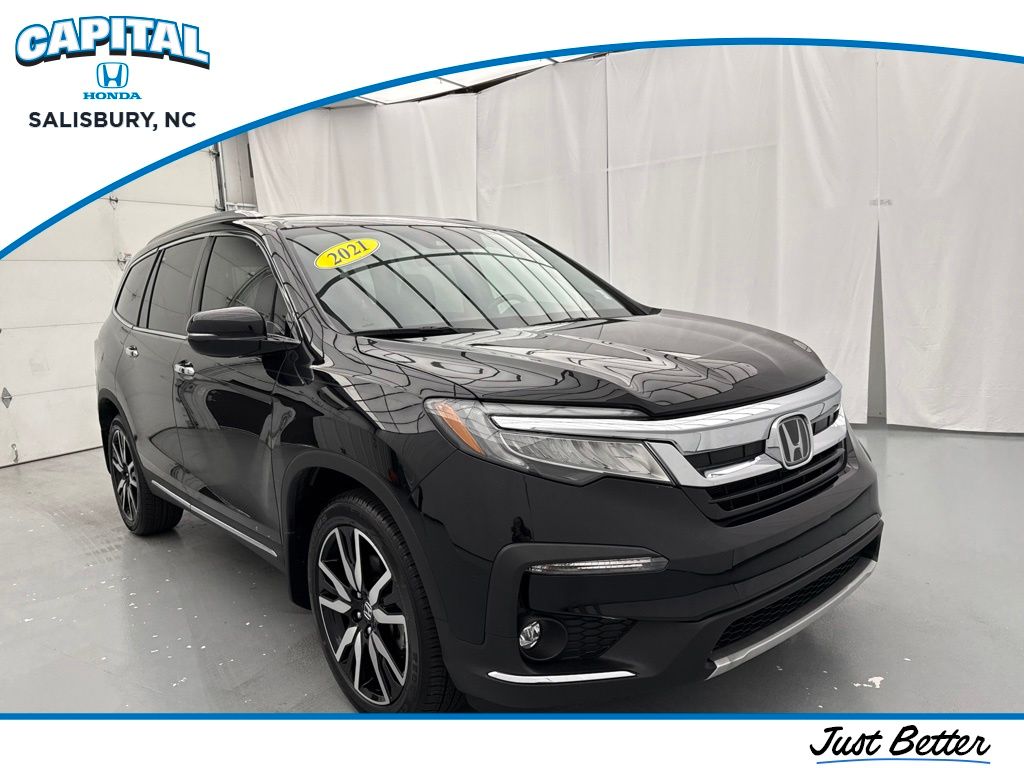 Crystal Black Pearl 2021 Honda Pilot SUV / Crossover Front-Wheel Drive 9-Speed Automatic