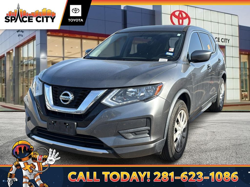 Gray (Gun Metallic) 2017 Nissan Rogue S FWD SUV / Crossover Front-Wheel Drive Continuously Variable Transmission