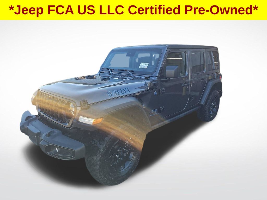 2025 Granite Crystal Metallic Clearcoat Jeep Wrangler Willys 4xe 4X4 SUV