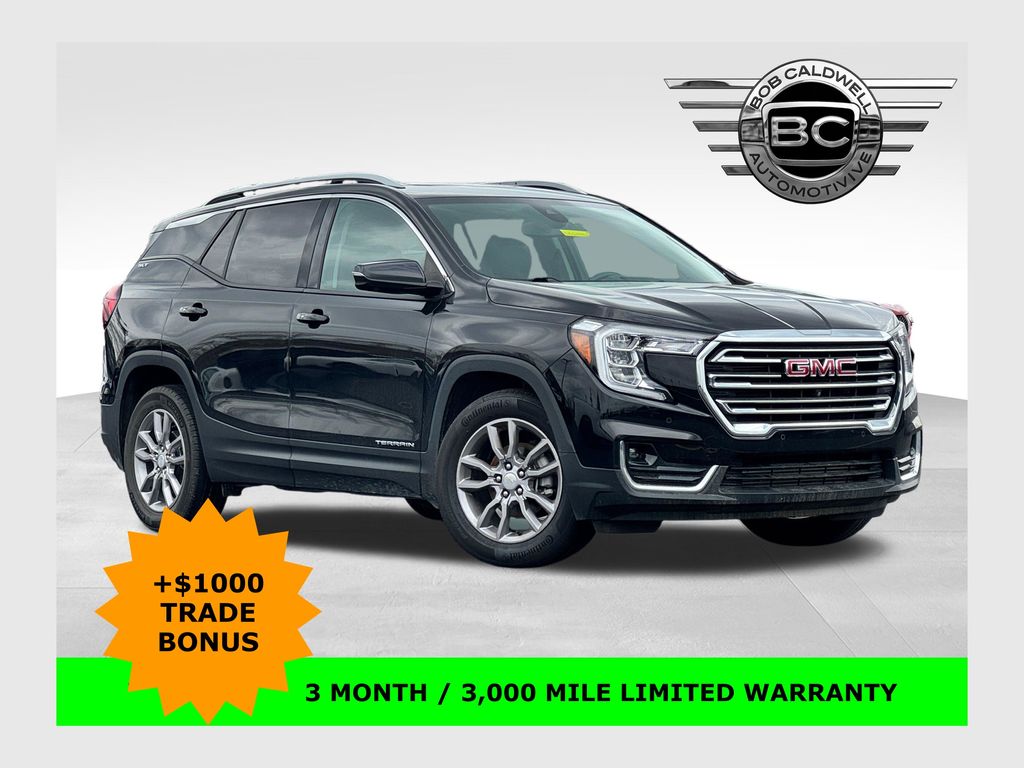 Black (Ebony Twilight Metallic) 2022 GMC Terrain SLT FWD SUV / Crossover Front-Wheel Drive 9-Speed Automatic