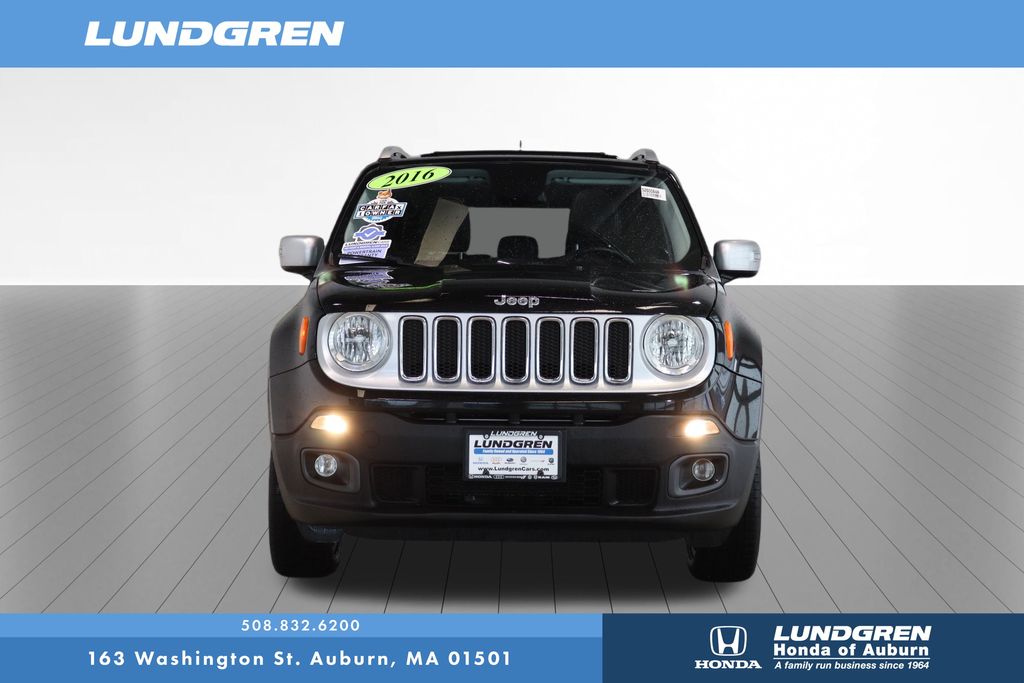 Used 2016 Jeep Renegade Limited with VIN ZACCJBDT1GPC75388 for sale in Auburn, MA