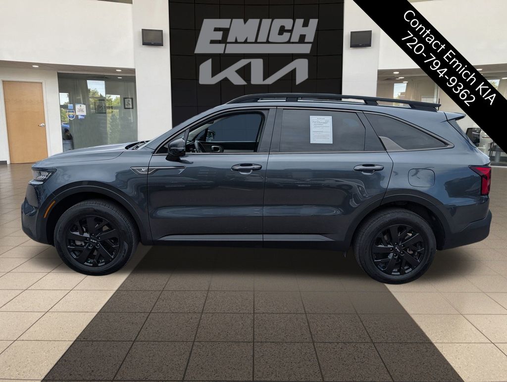 Certified 2023 Kia Sorento X-Line S with VIN 5XYRLDLC0PG189698 for sale in Denver, CO
