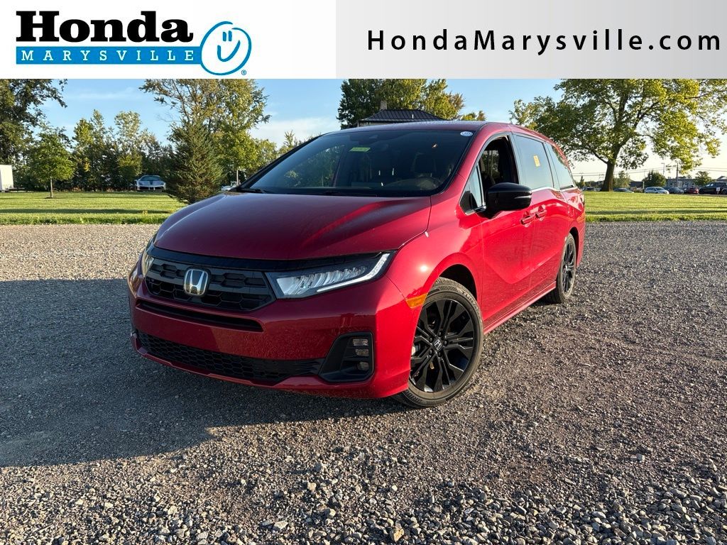 Radiant Red Metallic II 2026 Honda Odyssey Minivan Front-Wheel Drive Automatic