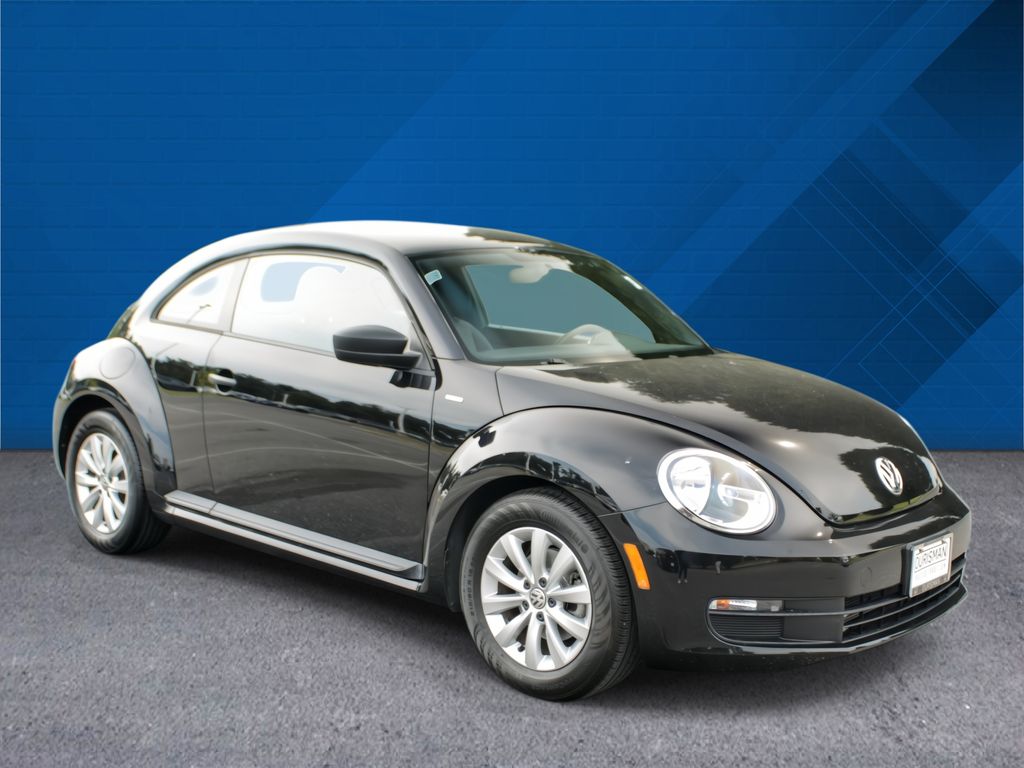Black 2016 Volkswagen Beetle Classic Hatchback Front-Wheel Drive 6-Speed Automatic