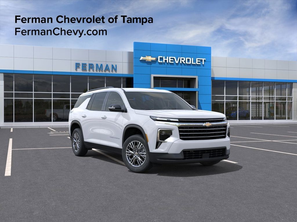 Summit White 2026 Chevrolet Traverse LT FWD SUV / Crossover Front-Wheel Drive 8-Speed Automatic