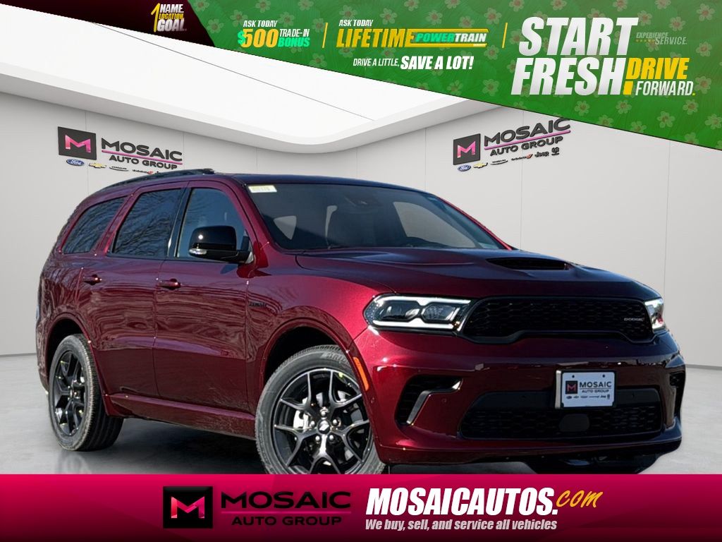 Octane Red Pearlcoat 2026 Dodge Durango GT HEMI Plus AWD SUV / Crossover All-Wheel Drive 8-Speed Automatic
