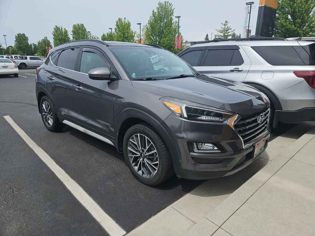 Gray (Magnetic Force Metallic) 2020 Hyundai Tucson Ultimate AWD SUV / Crossover All-Wheel Drive 6-Speed Automatic